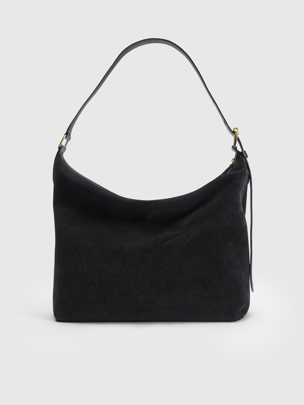 Bassano Black Suede/Leather Tote bag | ATP Atelier