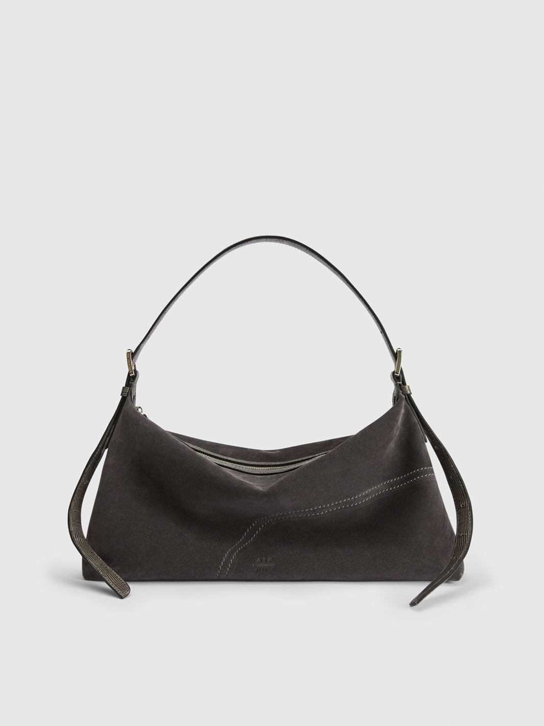 Castellare Peltro Suede Printed Lizard