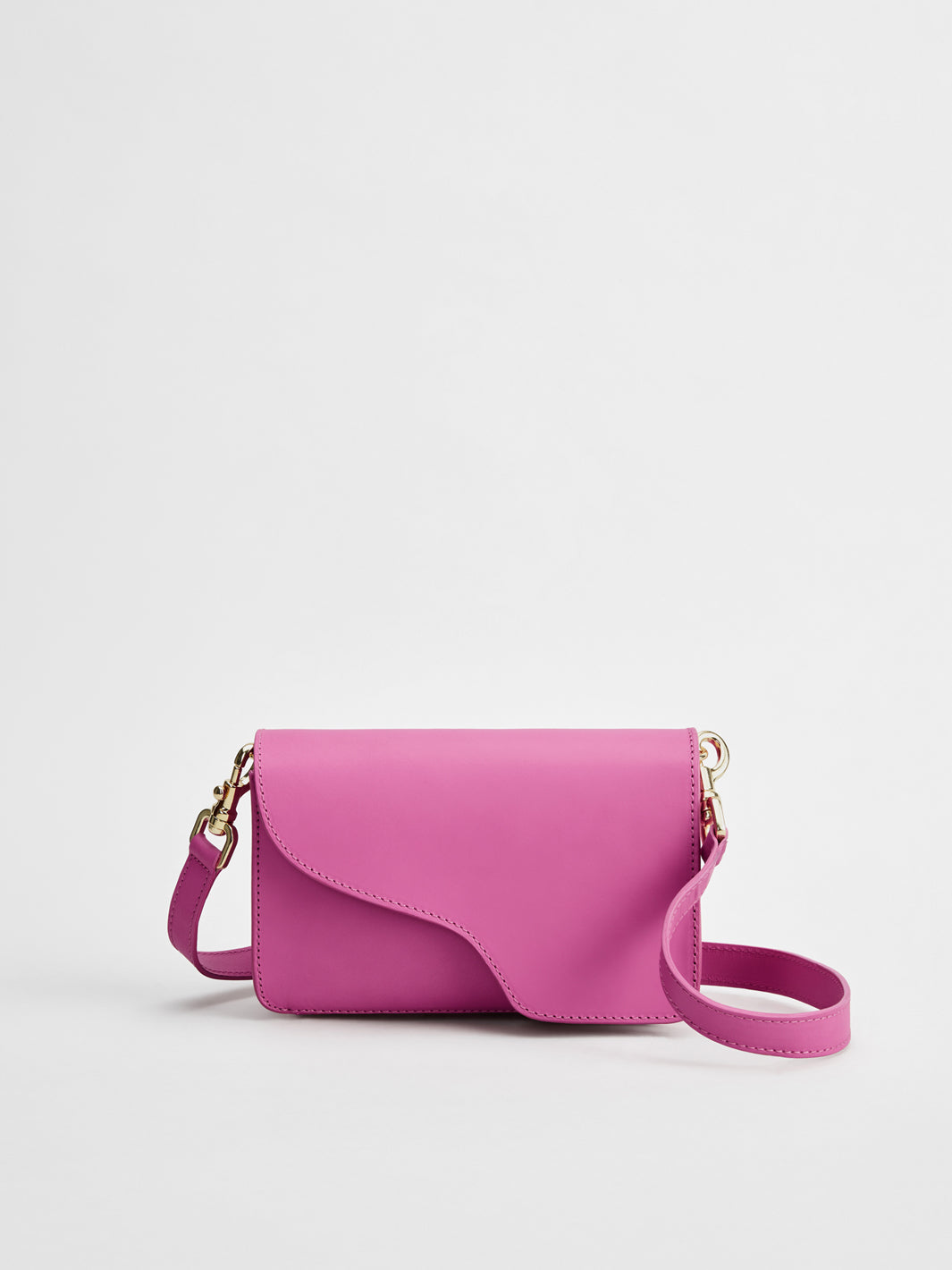 Corsina Fuxia Leather Shoulder bag