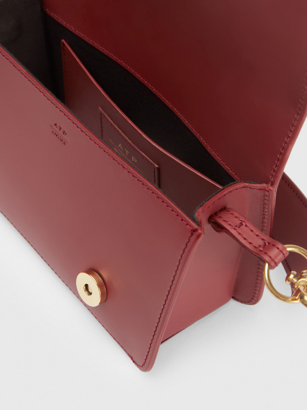 Corsina Merlot Leather Shoulder bag