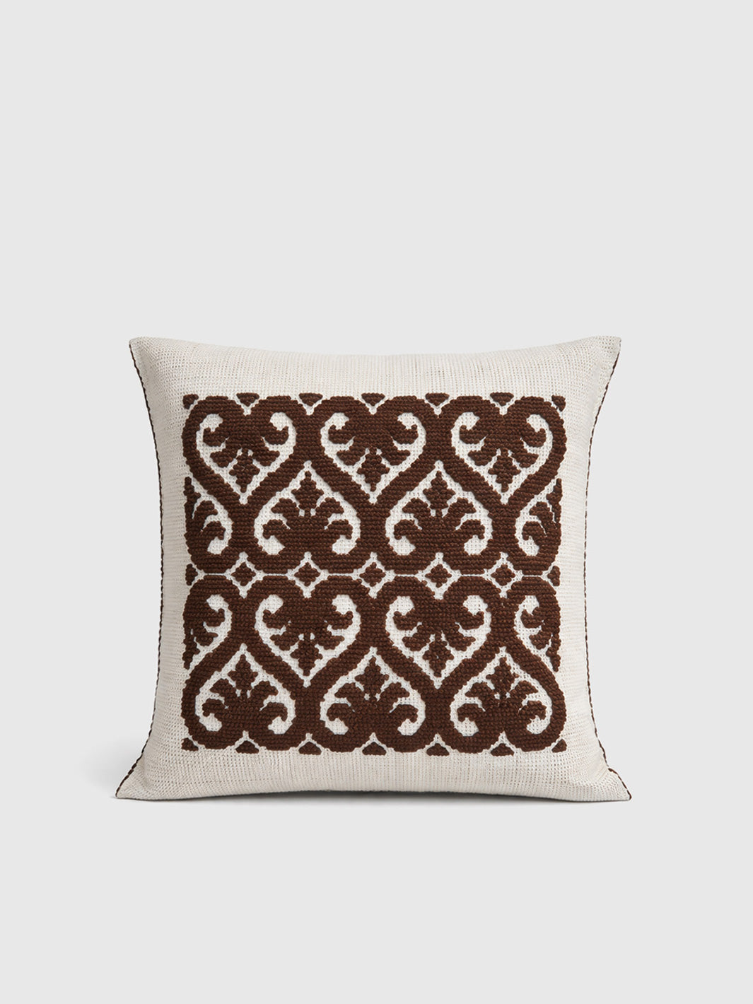 Costantine Walnut Cotton Pillow Case by ATP Atelier
