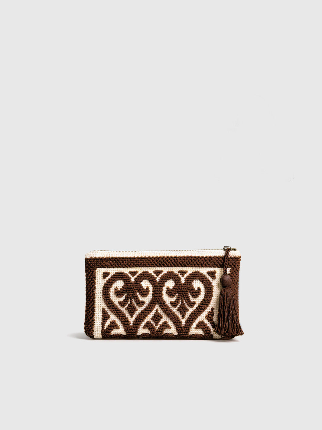 Costantine Walnut Cotton Small Pouch
