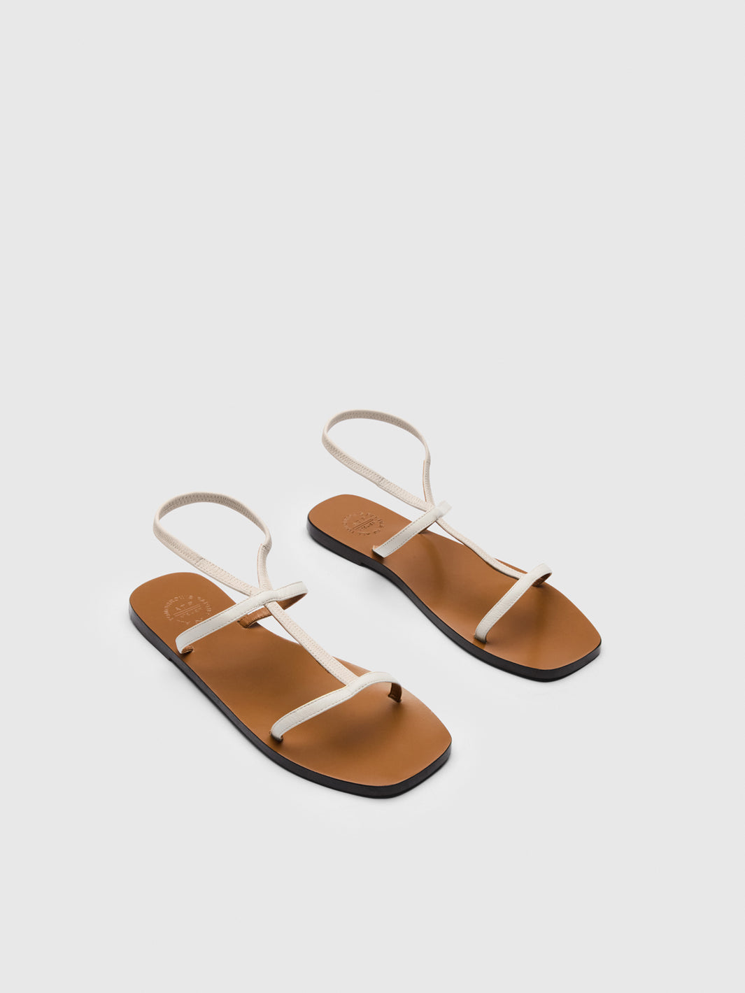 Delebbio Linen Nappa Flat sandals