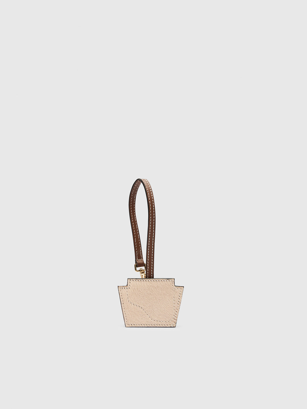 Gairo Marmotta/Cannella Pony/Leather Key chain