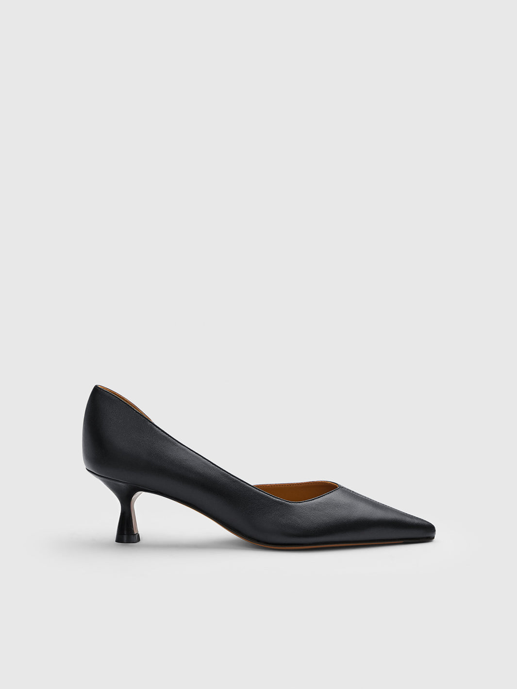 Irsina Black Shiny Nappa Slingbacks
