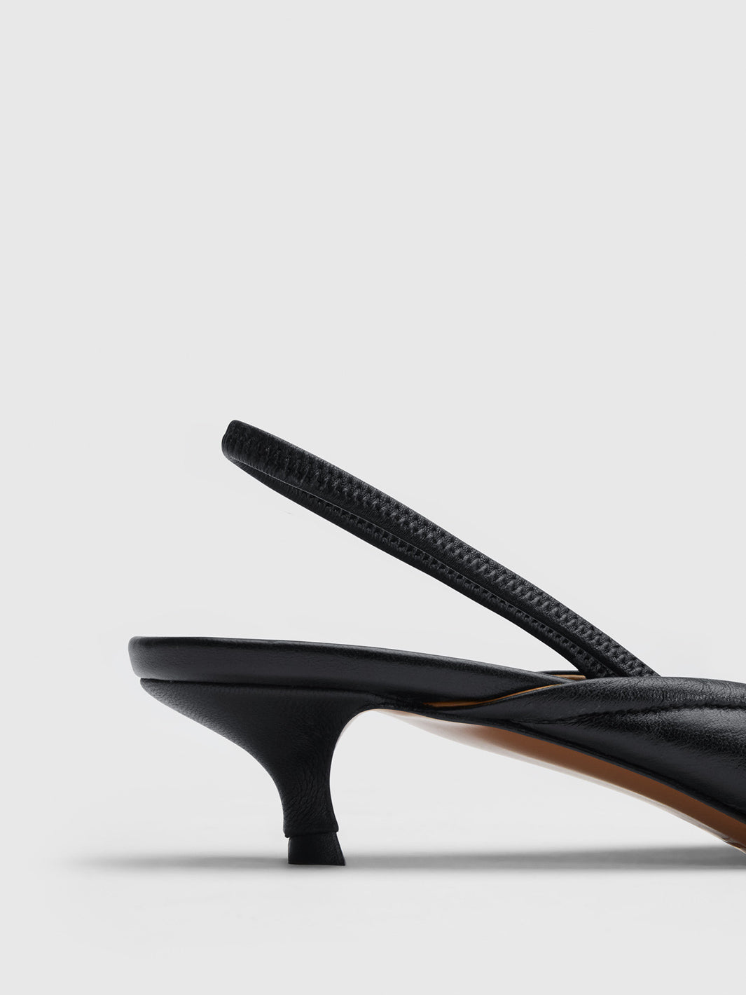 Lana Black Shiny Nappa Slingbacks