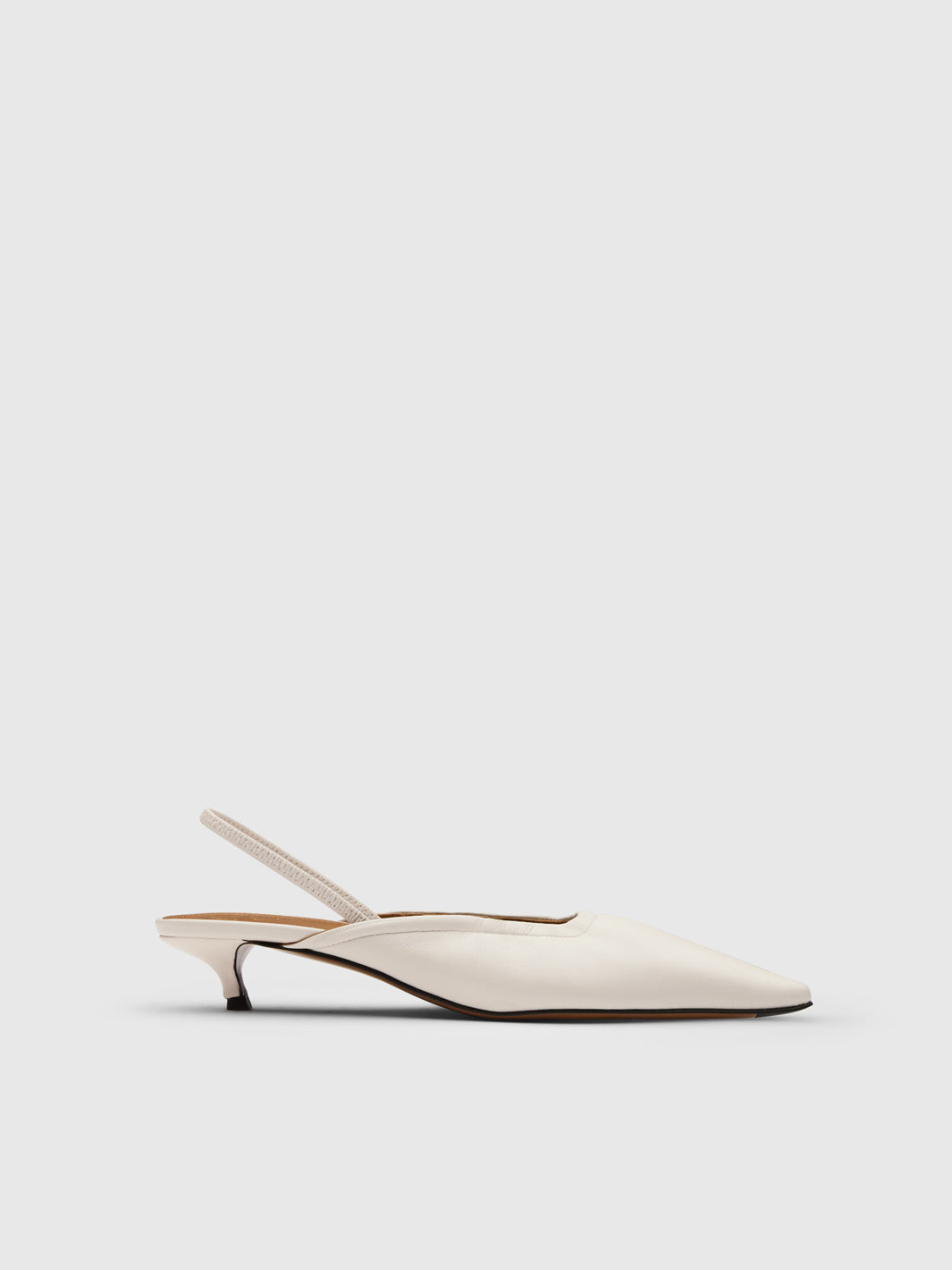 Lana Linen Shiny Nappa Slingbacks