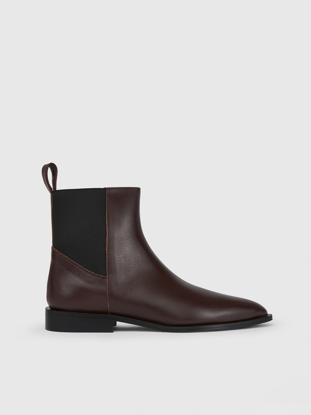 Lauro Walnut Leather Ankle boots