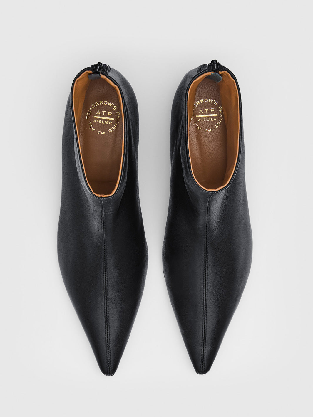 Melfi Black Shiny Nappa Ankle boots