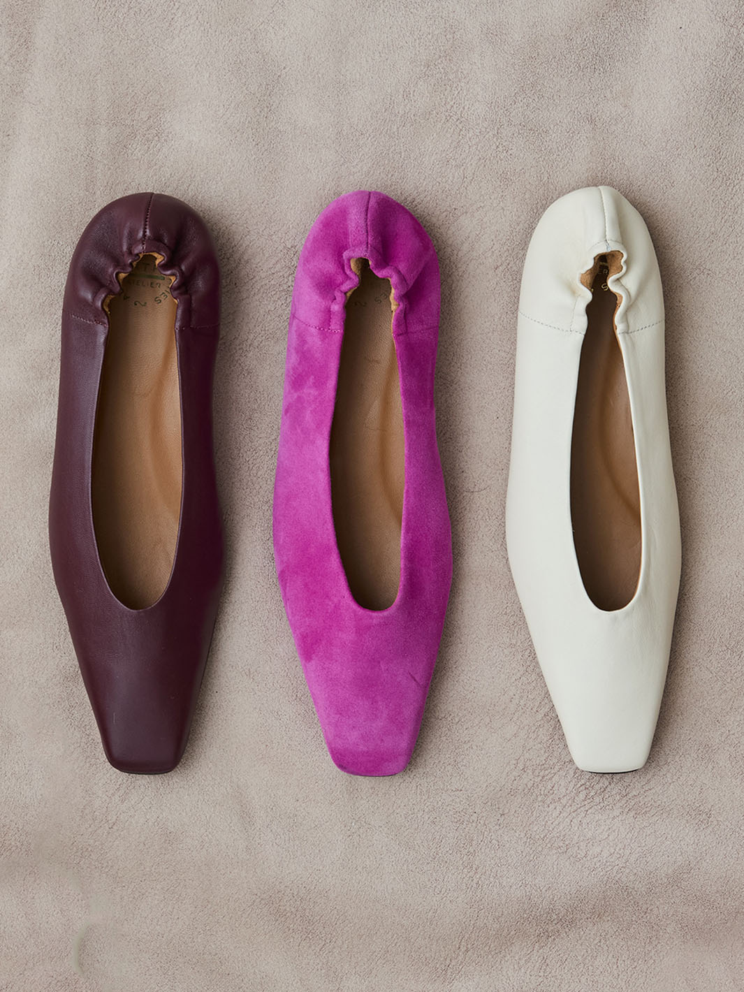 Moena Grumello Nappa Ballet flats
