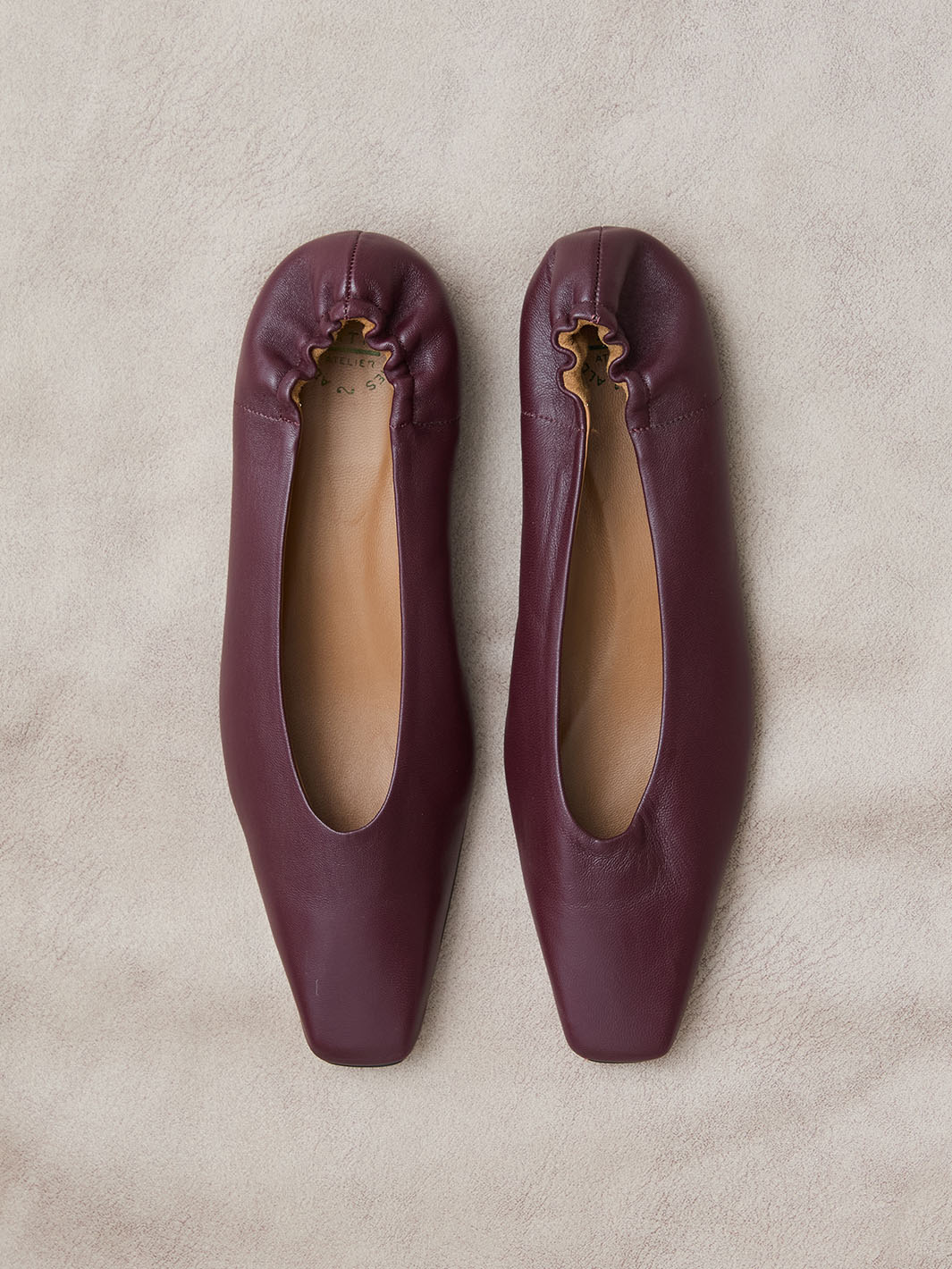 Moena Grumello Nappa Ballet flats