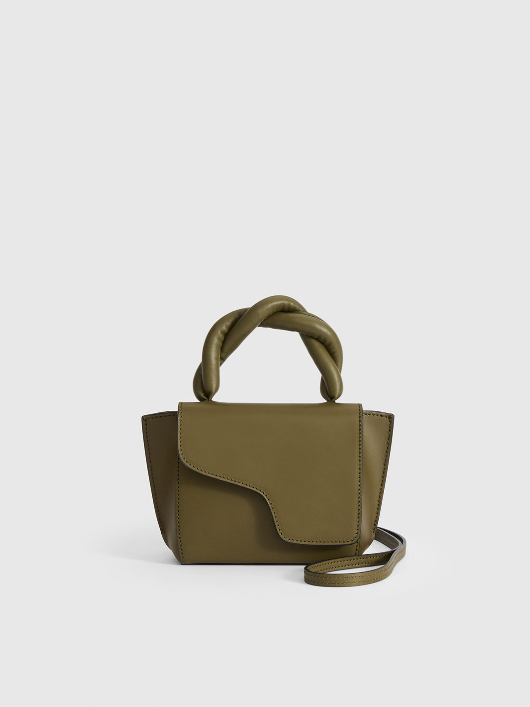 Montalbano Turtle Leather/Nappa Mini handbag