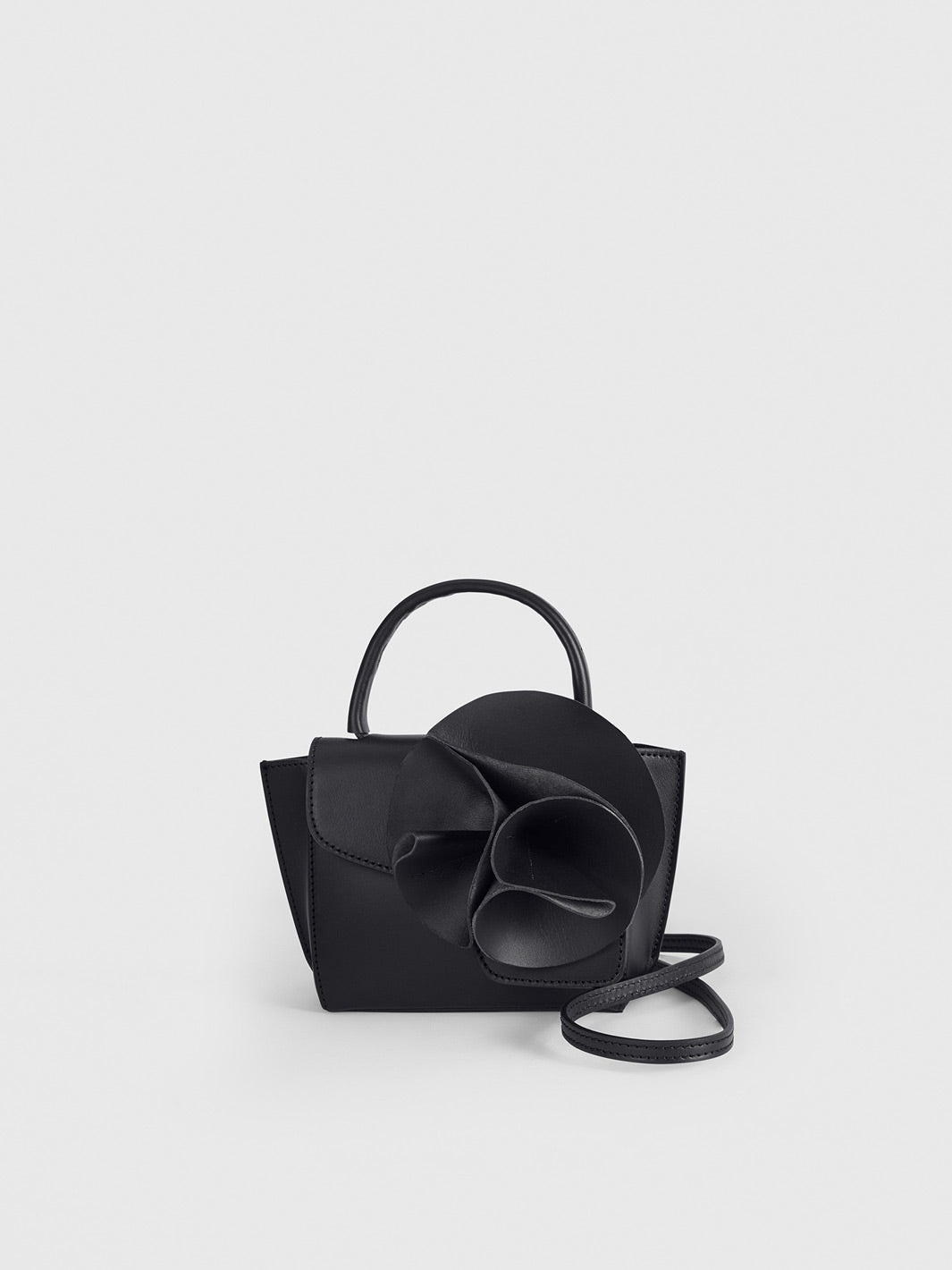 Black leather deals bag sale