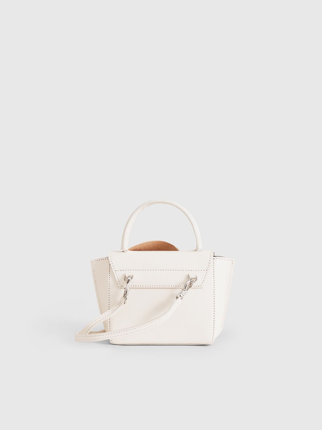 Montalcino Rose Linen Leather Mini handbag