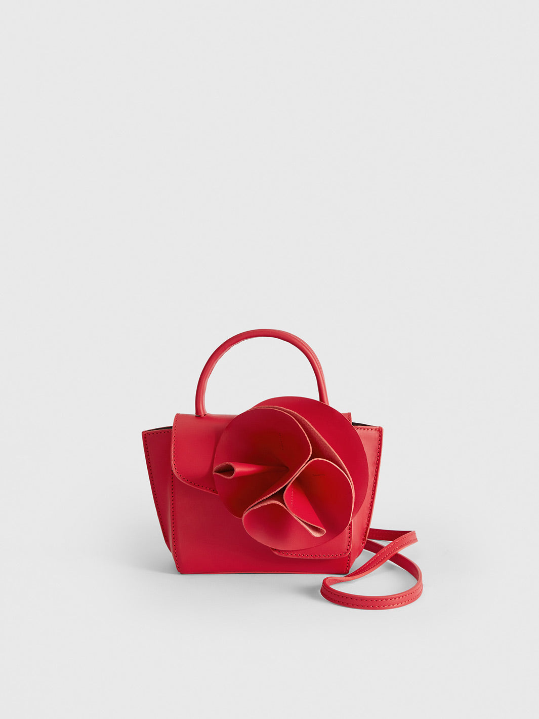Montalcino Rose Salsa Leather Mini handbag