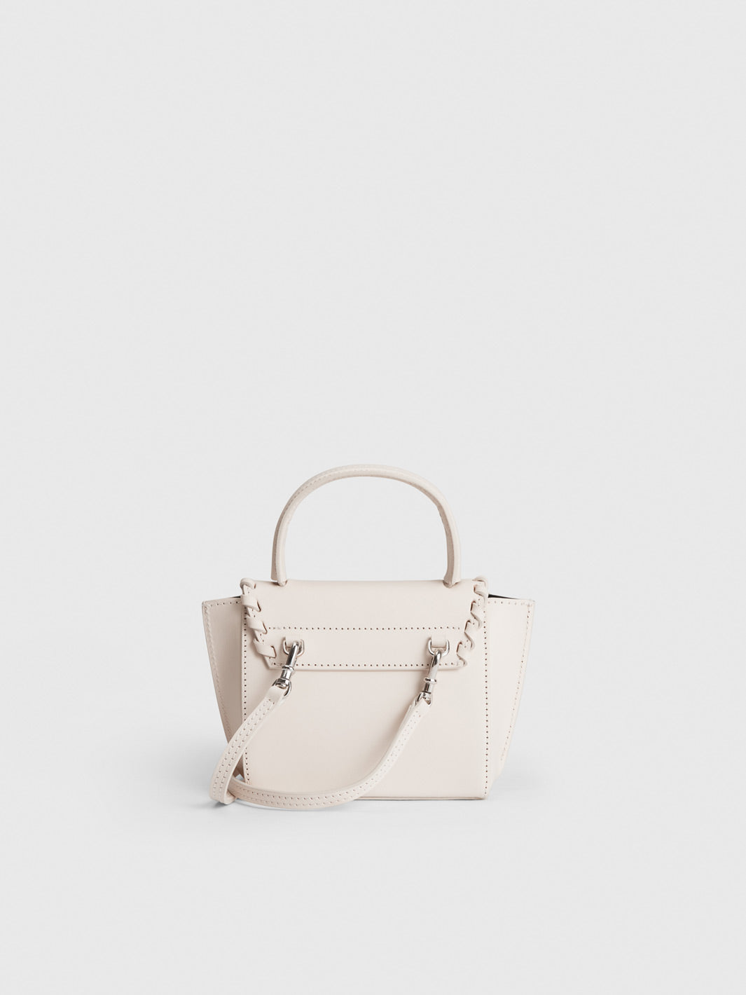 Montalcino Stitch Linen Leather Mini handbag