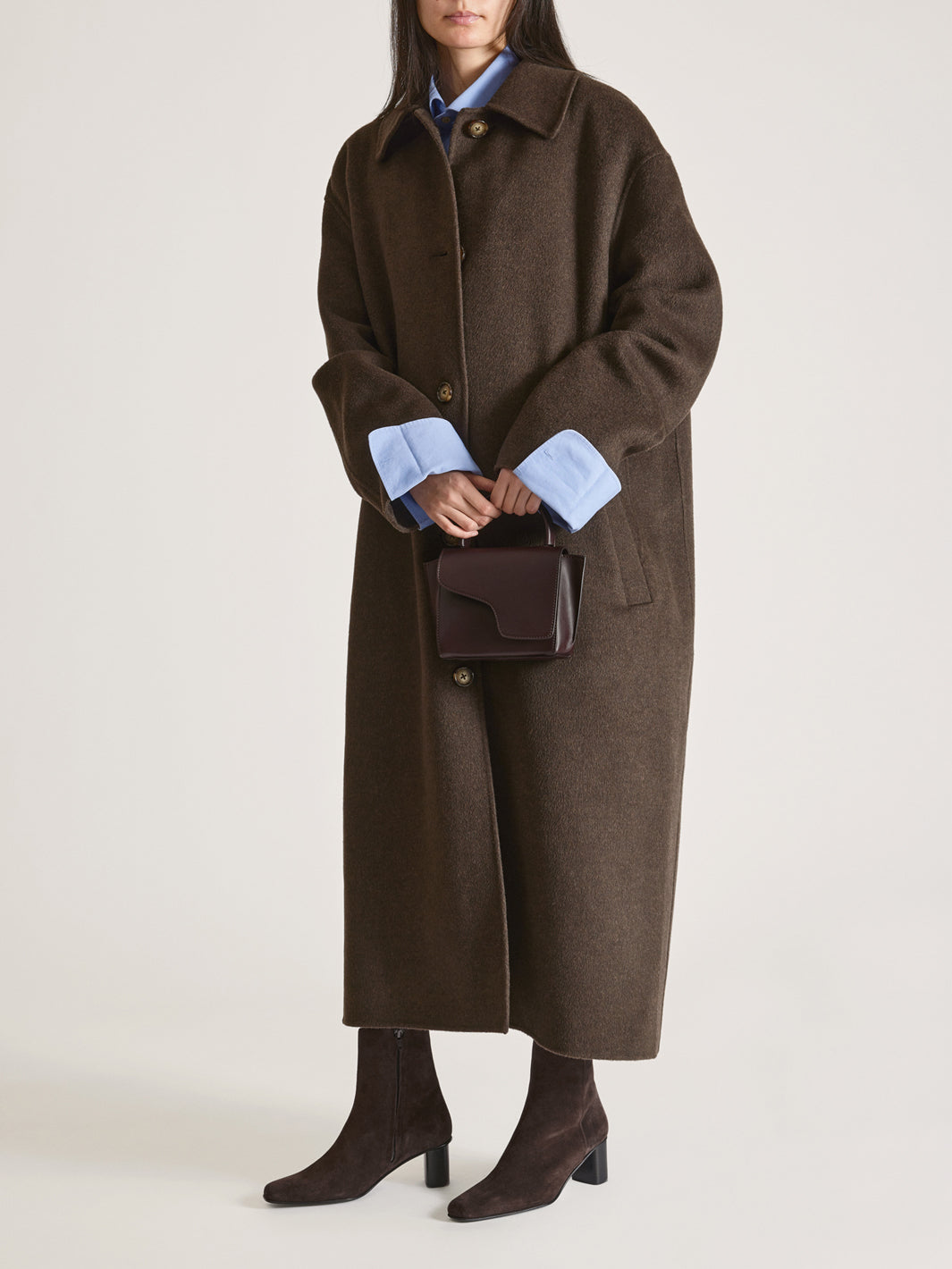 Praia Walnut Suede Ankle boots