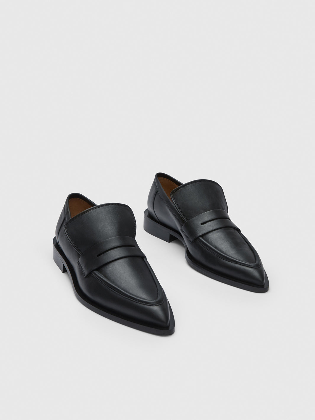 Montazzoli Black Nappa Loafers