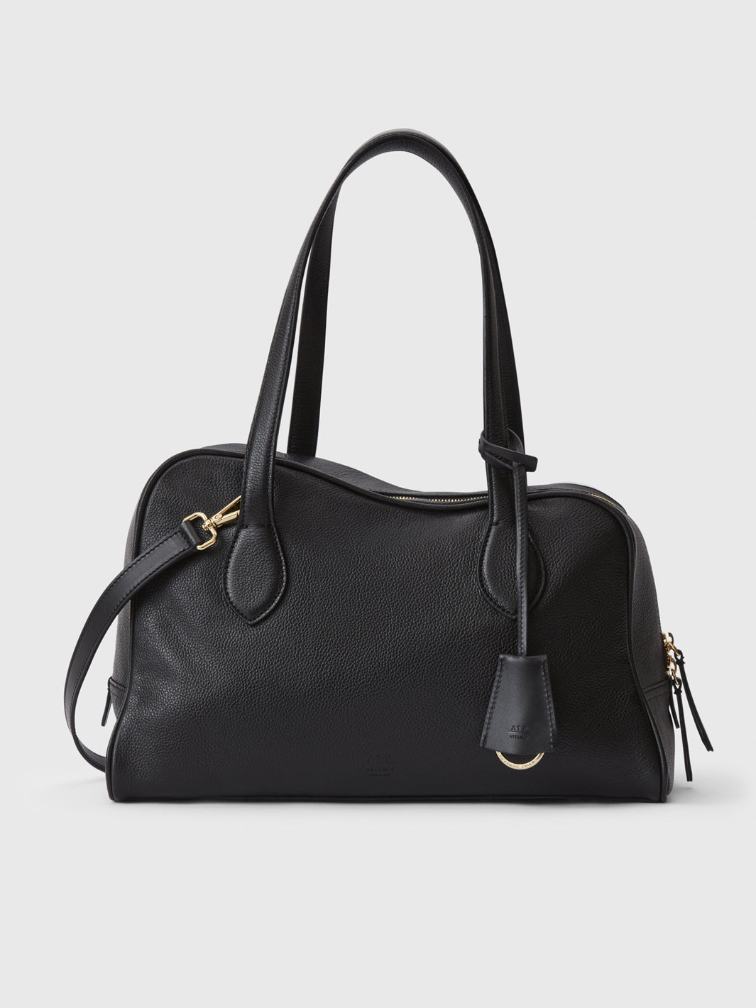 Noale Grained Leather Top handle bag