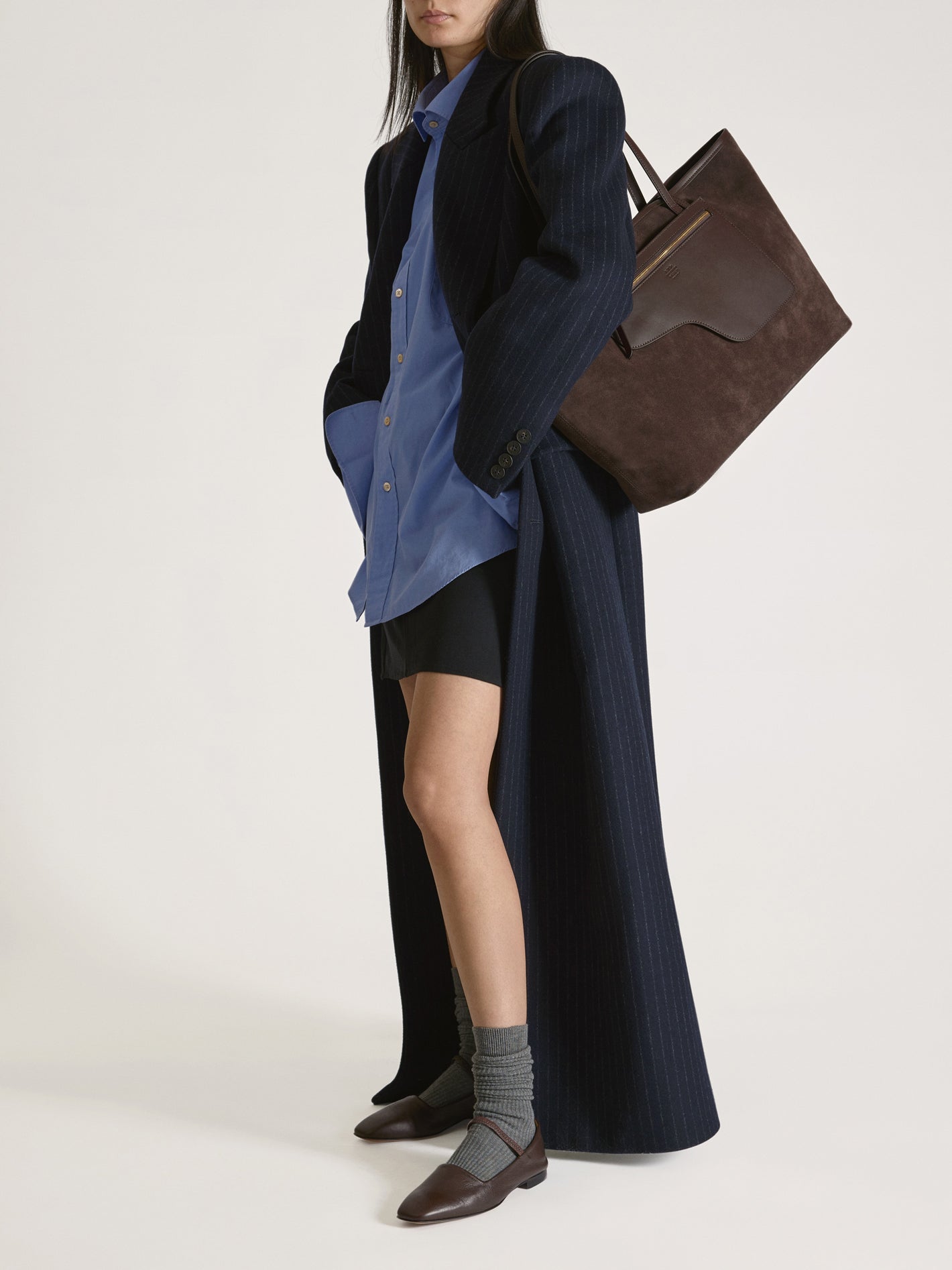 Petina Walnut Nappa Mary Jane Flats