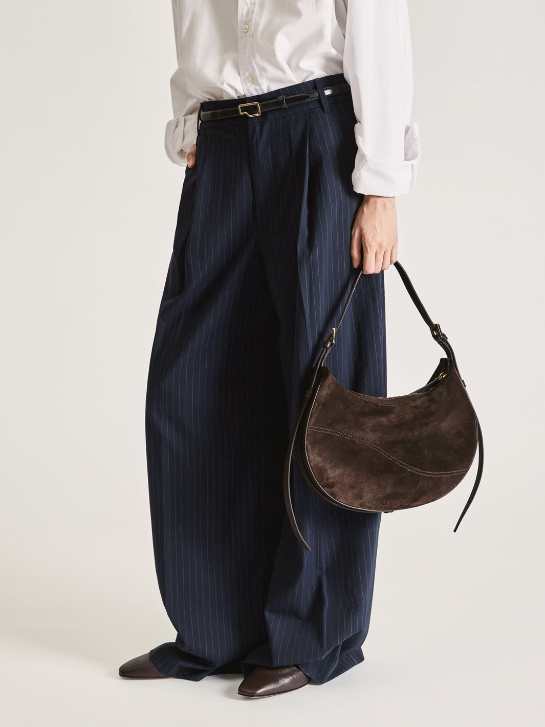 Petina Walnut Nappa Mary Jane Flats