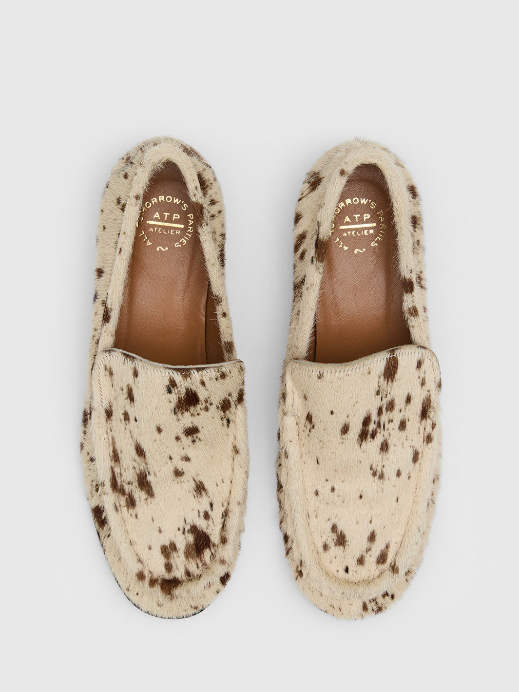 Rivello Mandorla Printed Mini Cow Slip-ins
