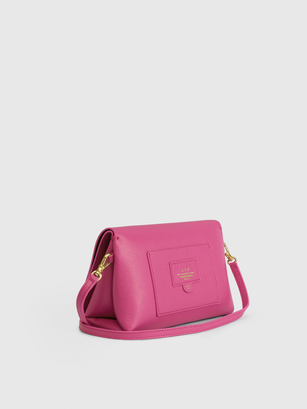Scarlino Supernova Grained Leather Pouch Bag | ATP Atelier