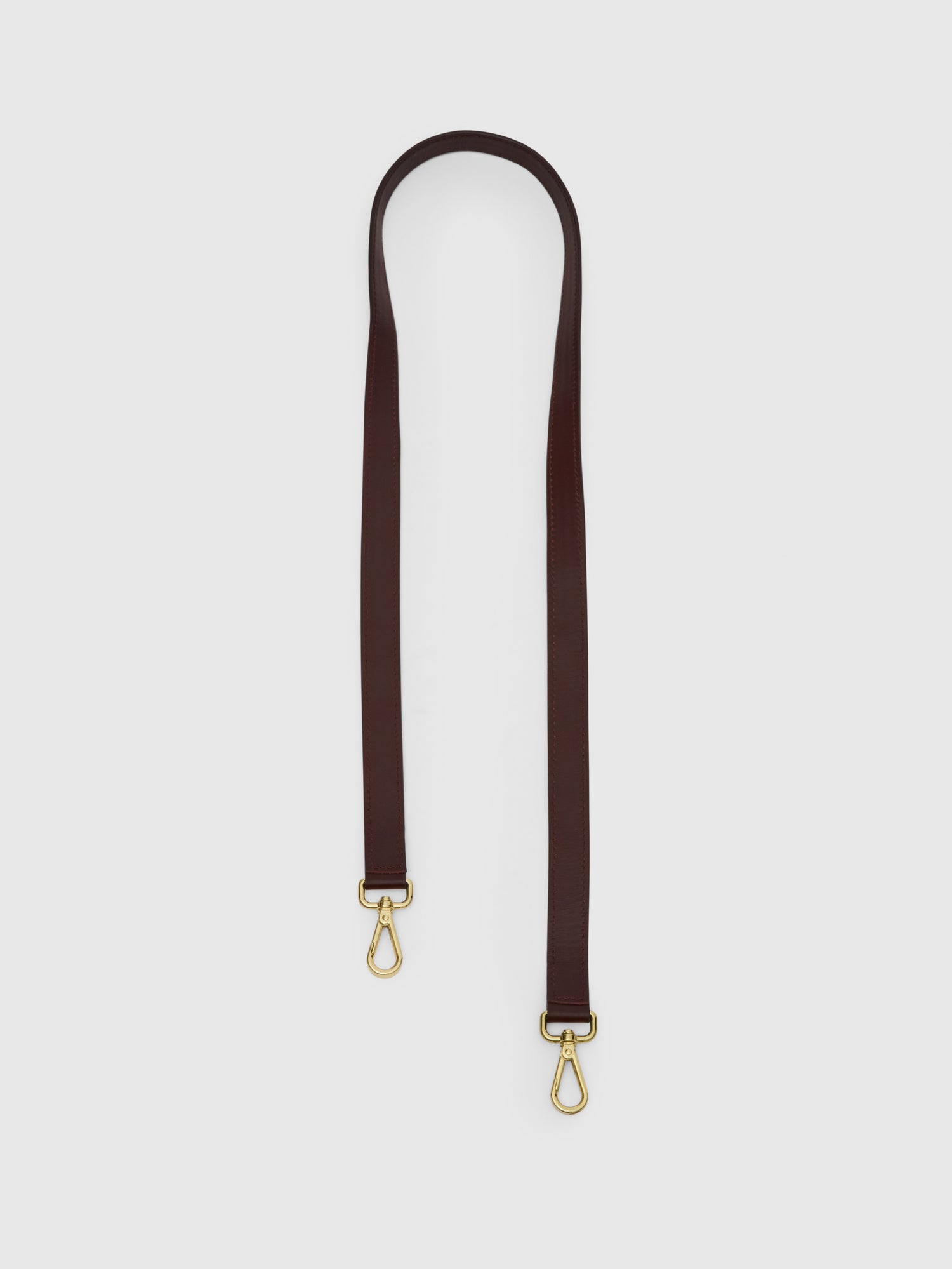Stra Walnut Leather Shoulder strap