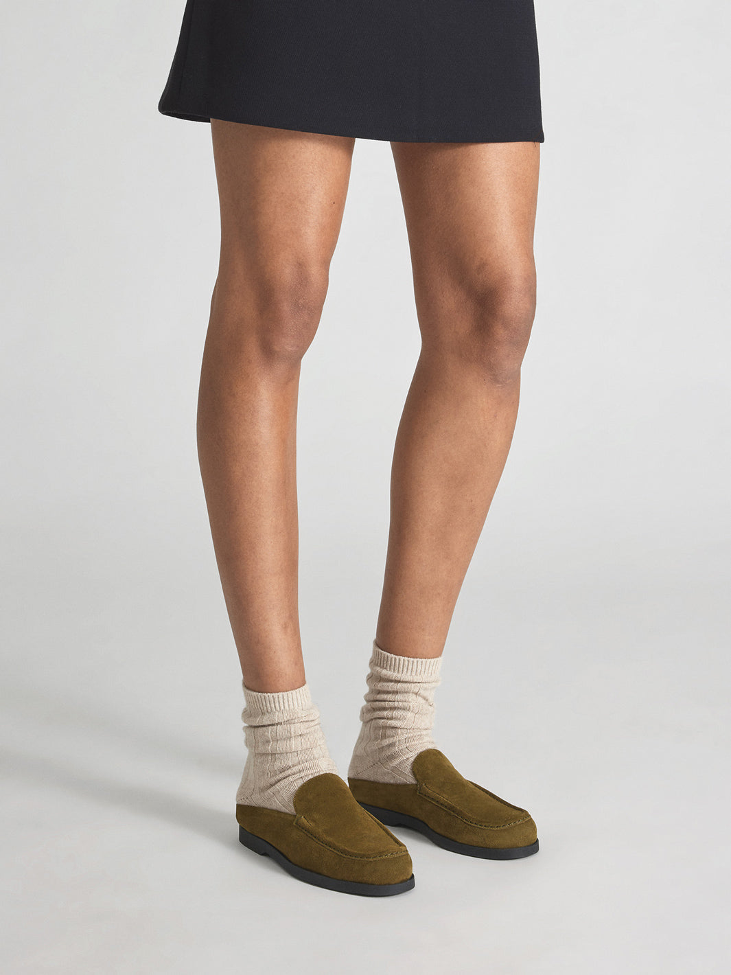 Tenno Muschio Suede Slip-ins