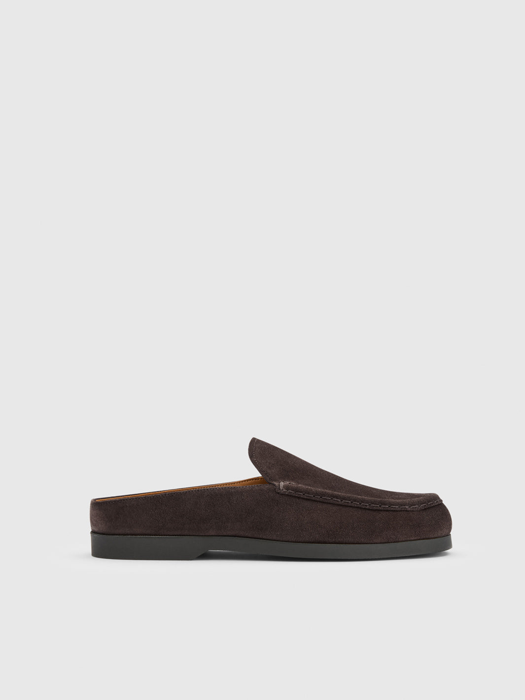 Tenno Walnut Suede Slip-ins