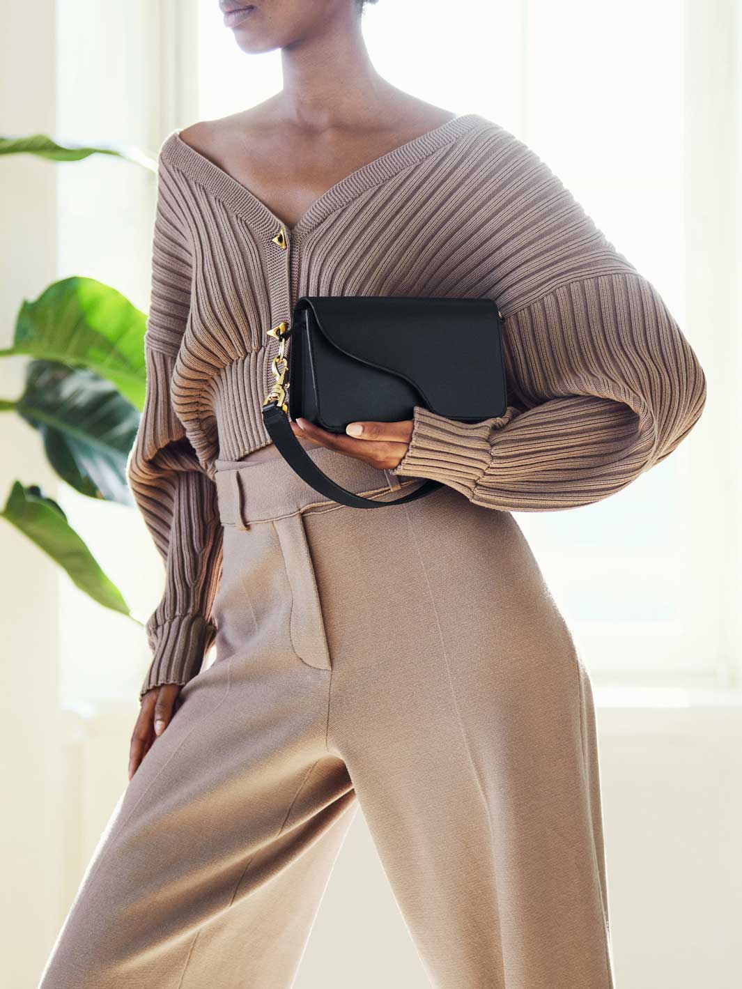 Montalcino Black Leather Mini handbag – ATP Atelier