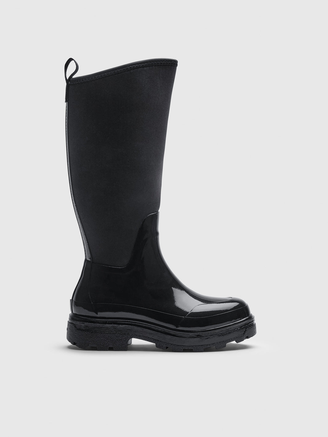 Verbania Black Rubber Boot
