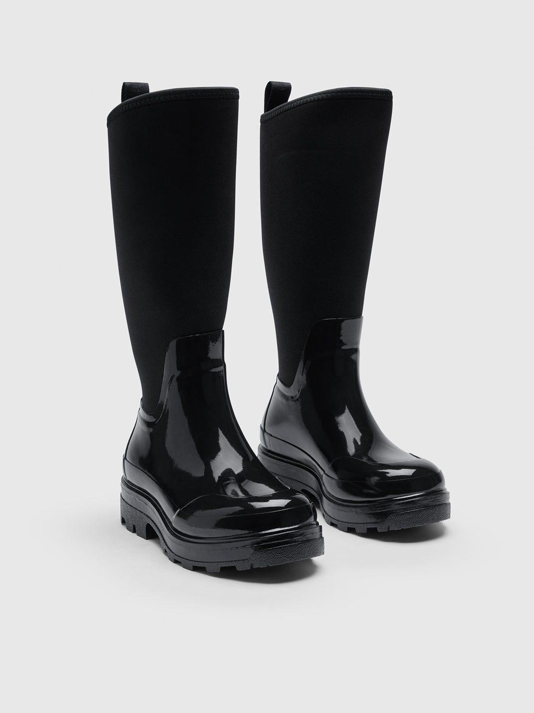 Verbania Black Rubber Boot