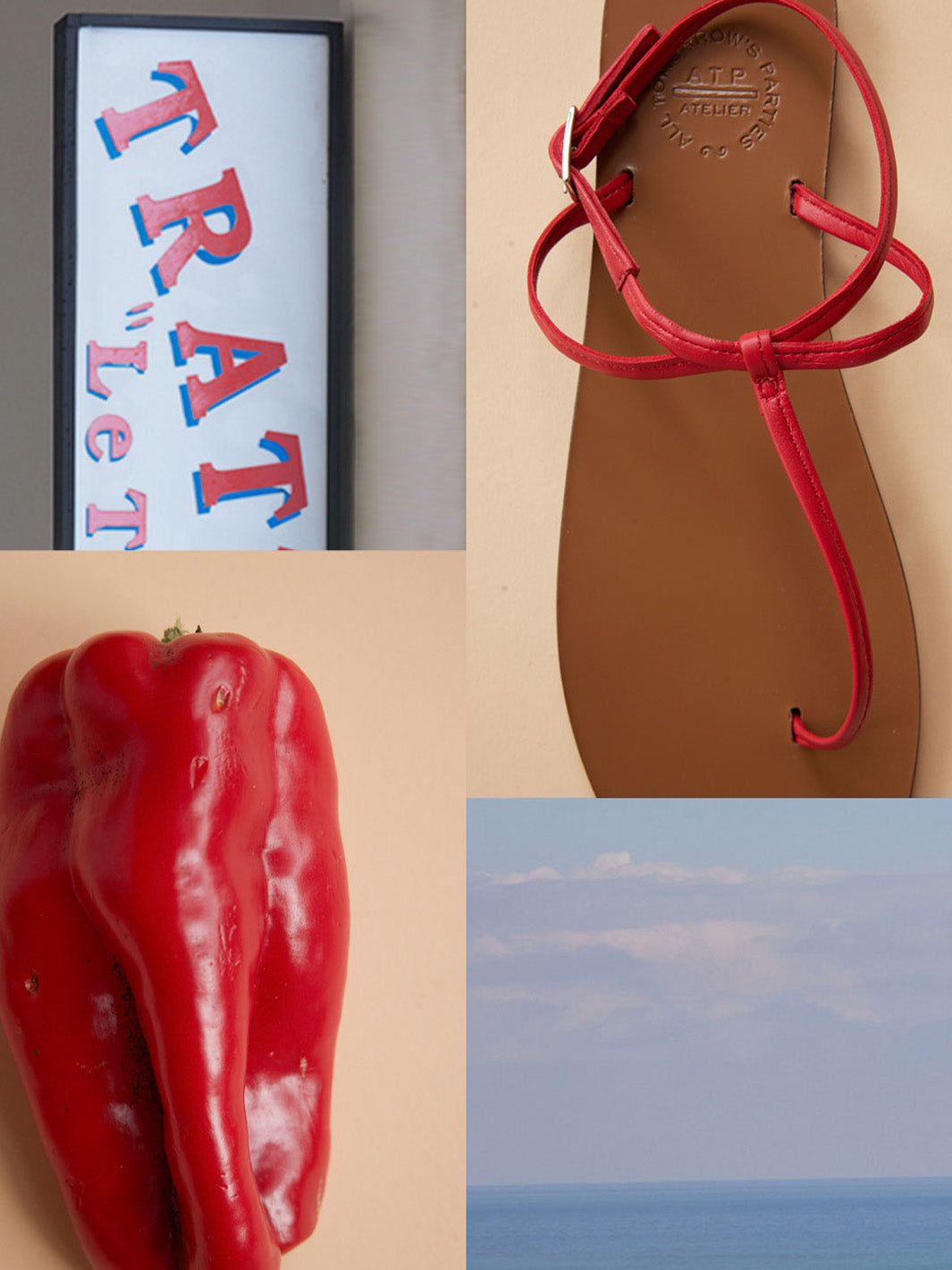 Alassio Melograno Nappa Flat sandals