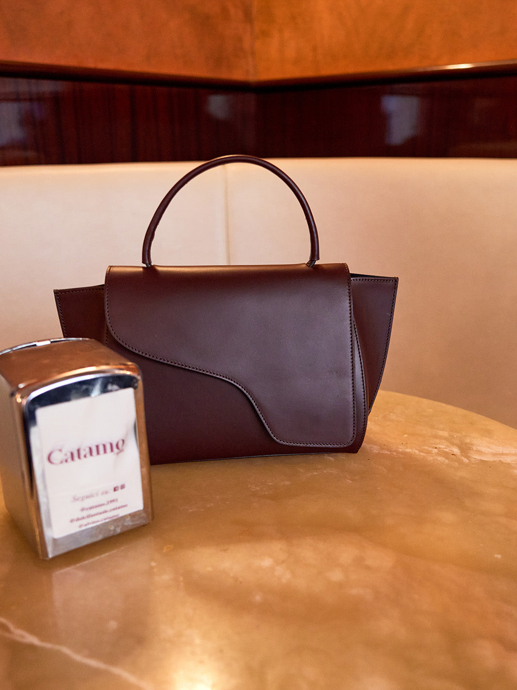 Arezzo Grumello Leather Handbag