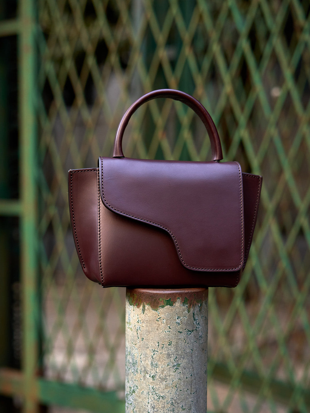 Montalcino Grumello Leather Mini handbag | ATP Atelier | Official Site