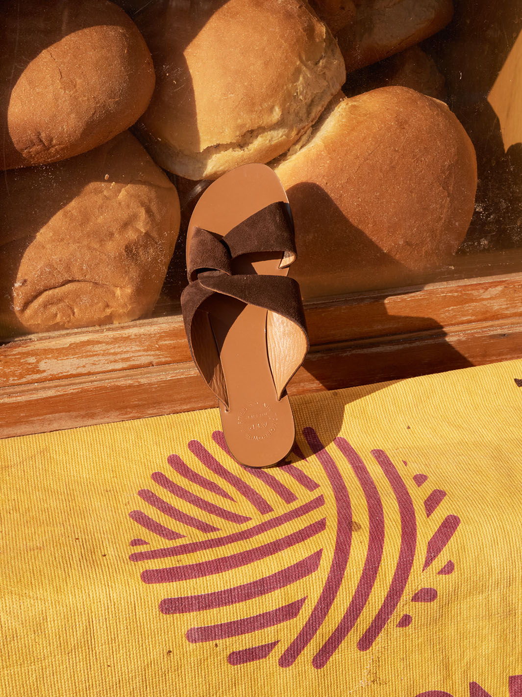 Rosa Walnut Suede Cutout sandals