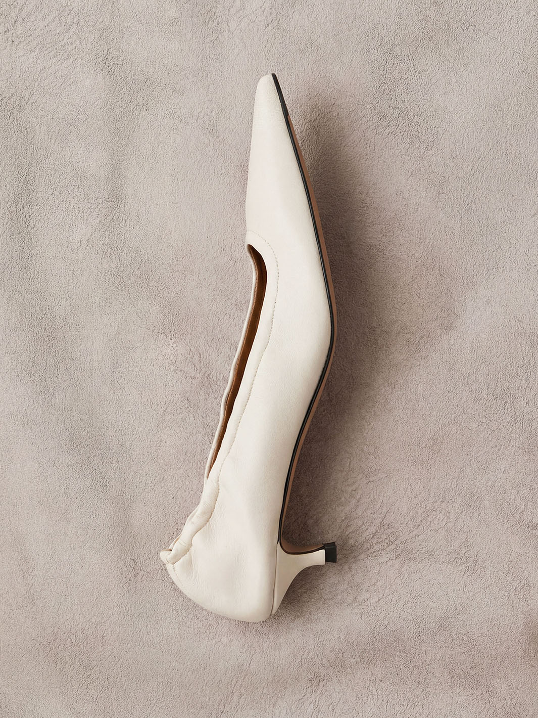 Valfurva Linen Shiny Nappa Pumps