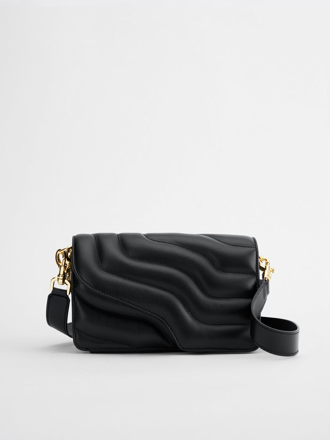 Assisi Black Quilted Nappa Shoulder Bag – ATP Atelier