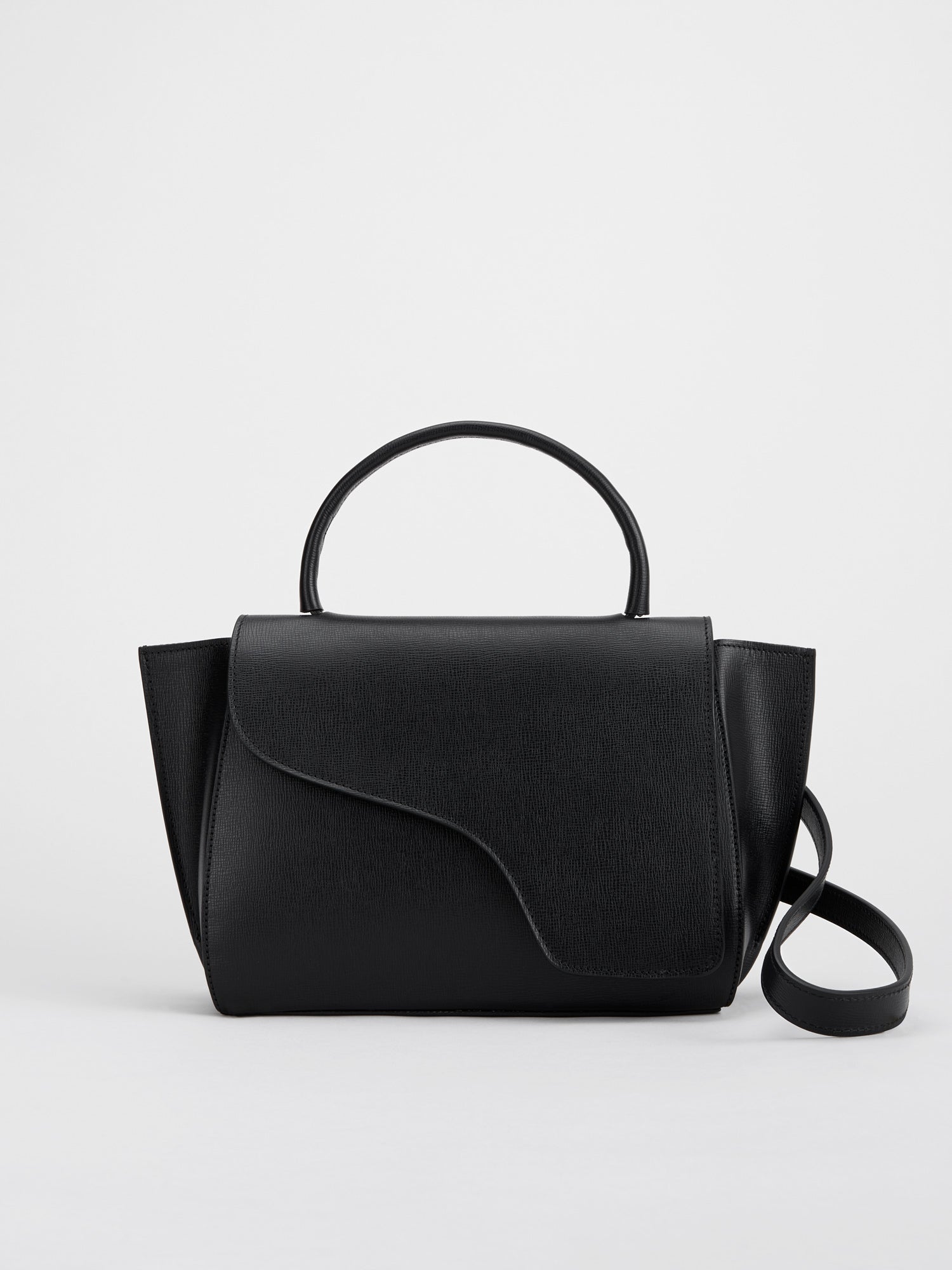 Arezzo Black Saffiano Handbag