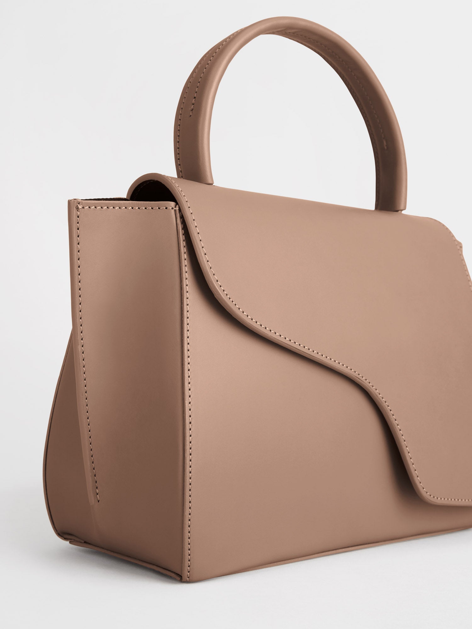 Arezzo Hazelnut Leather Handbag