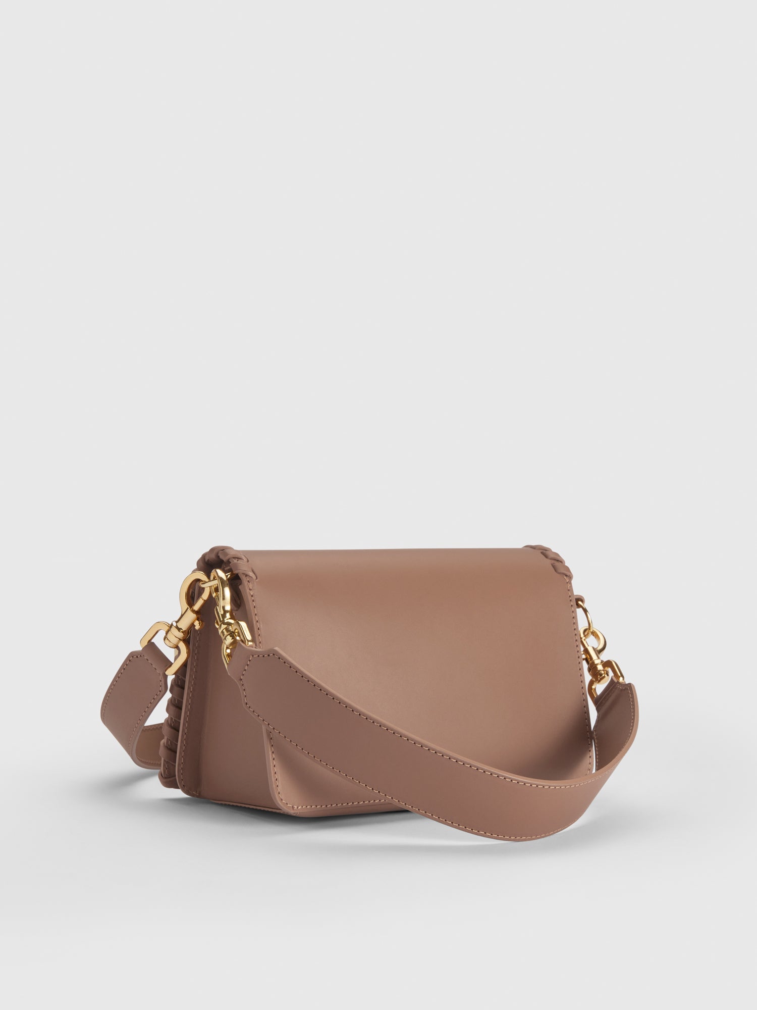 Assisi Stitch Hazelnut Leather Shoulder bag
