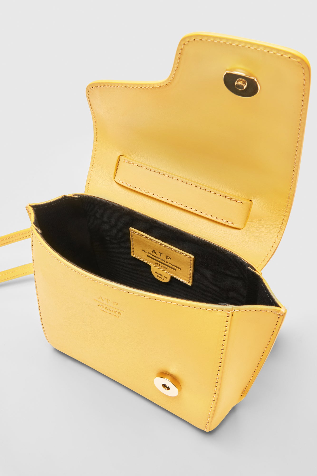 Montalcino Mimosa Leather Mini handbag