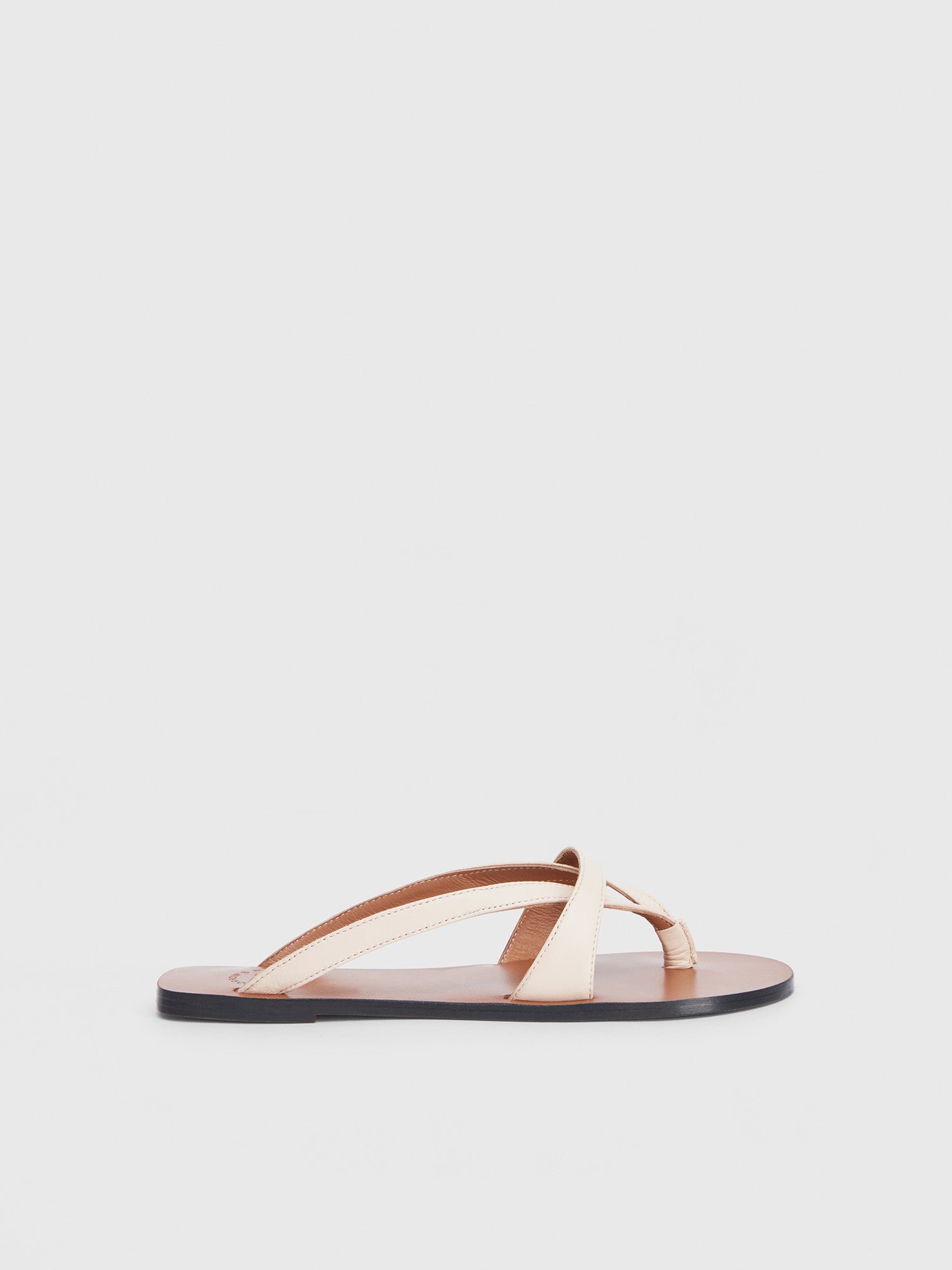 Padula Limestone Nappa Cutout sandals
