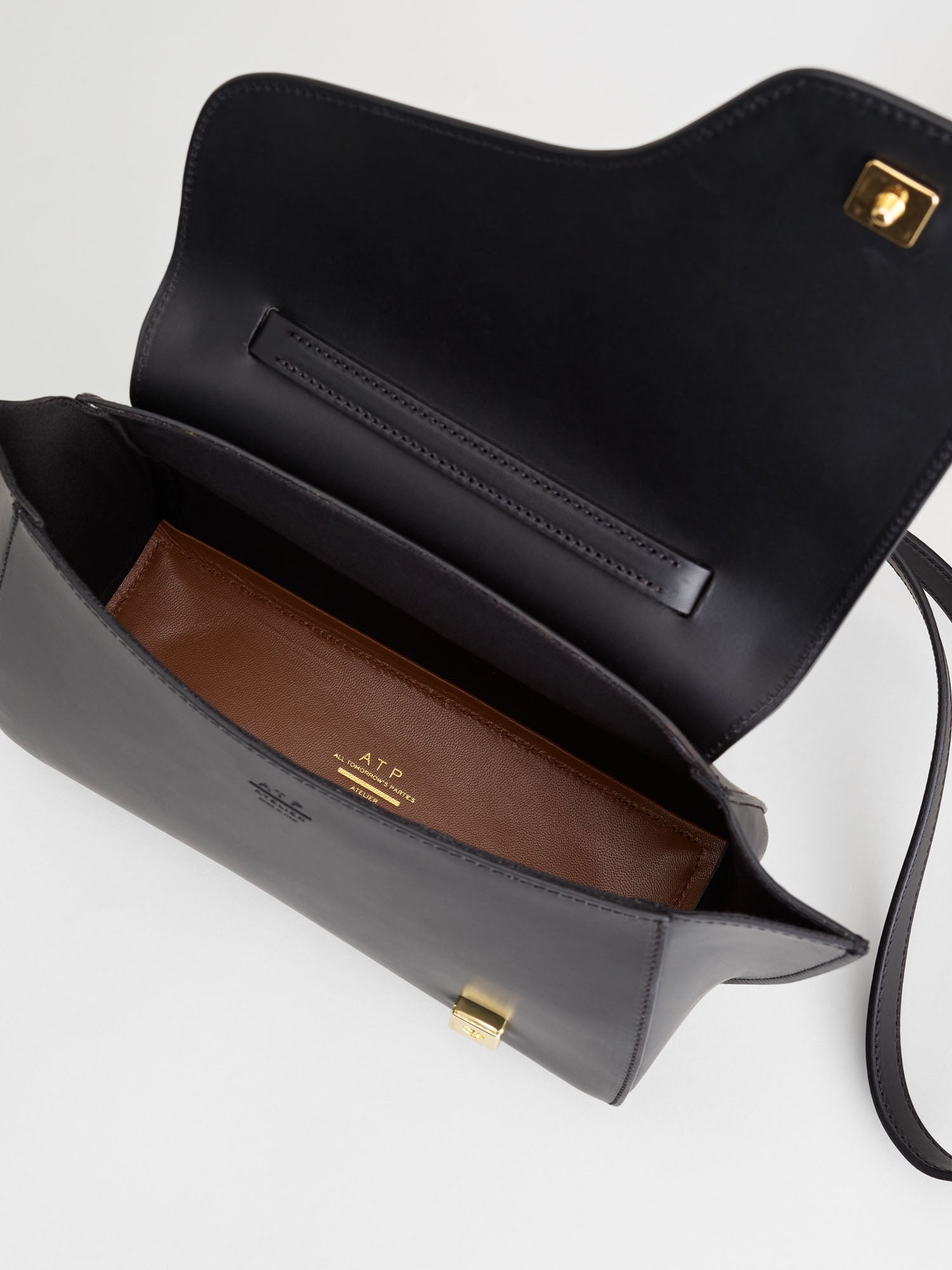 Arezzo Black Leather Handbag – ATP Atelier
