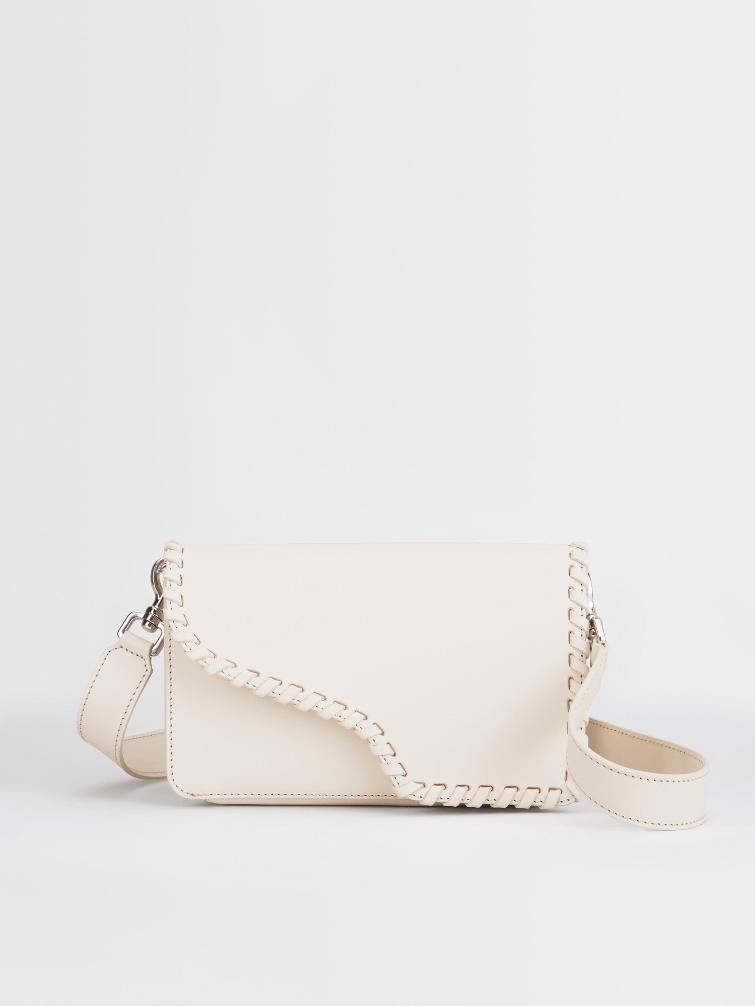 Assisi Stitch Linen Leather Shoulder bag – ATP Atelier